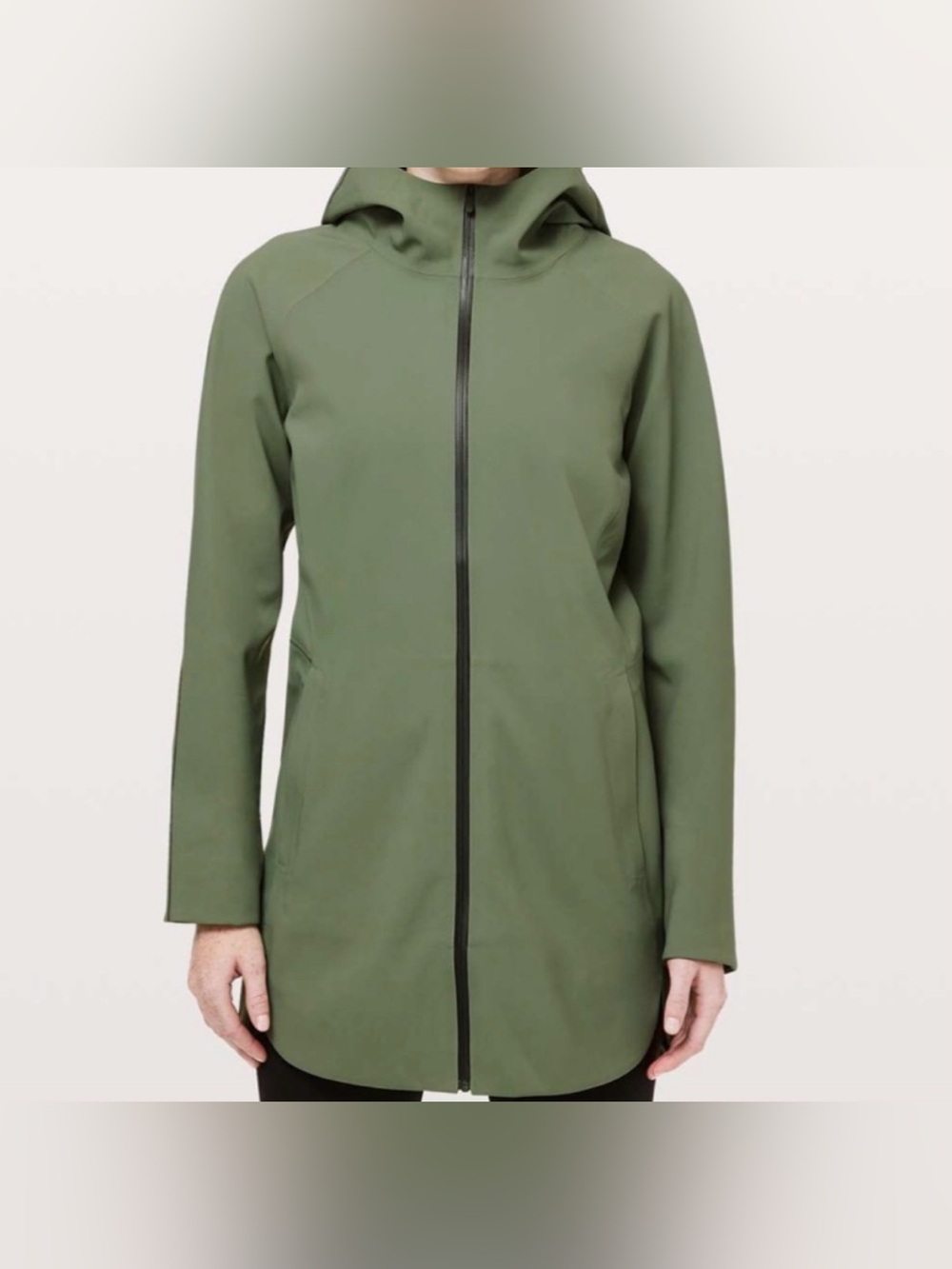 Lululemon Glyde Along Softshell Jacket Size 8 Waterproof Windproof Fleece Lined